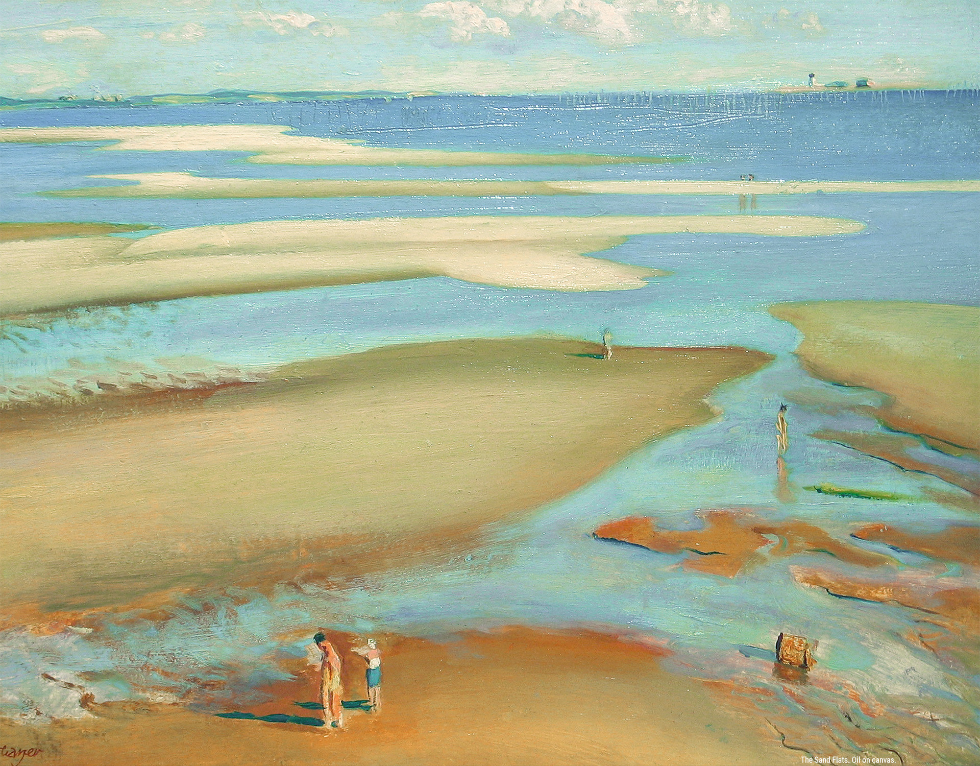 The Sand Flats. Oil on canvas.
